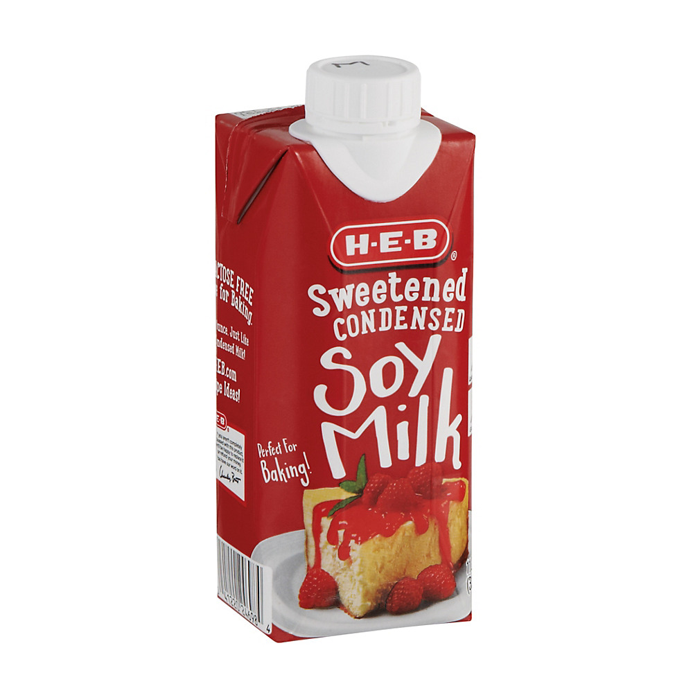 Calories in H-E-B Sweetened Condensed Soy Milk, 11.2 oz