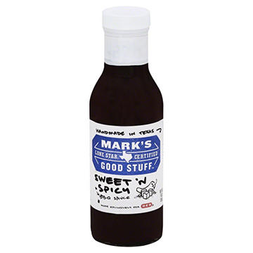 Mark's Good Stuff Lone Star Certified Sweet 'n Spicy BBQ Sauce, 14 oz