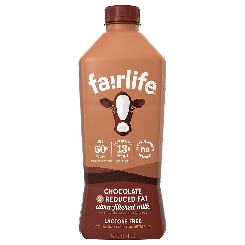 Calories in Fairlife 2% Chocolate Reduced Fat Milk, 52 oz