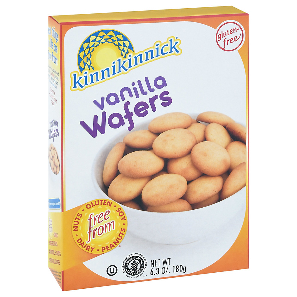 Calories in Kinnikinnick Foods Gluten Free Vanilla Wafers, 6.3 oz