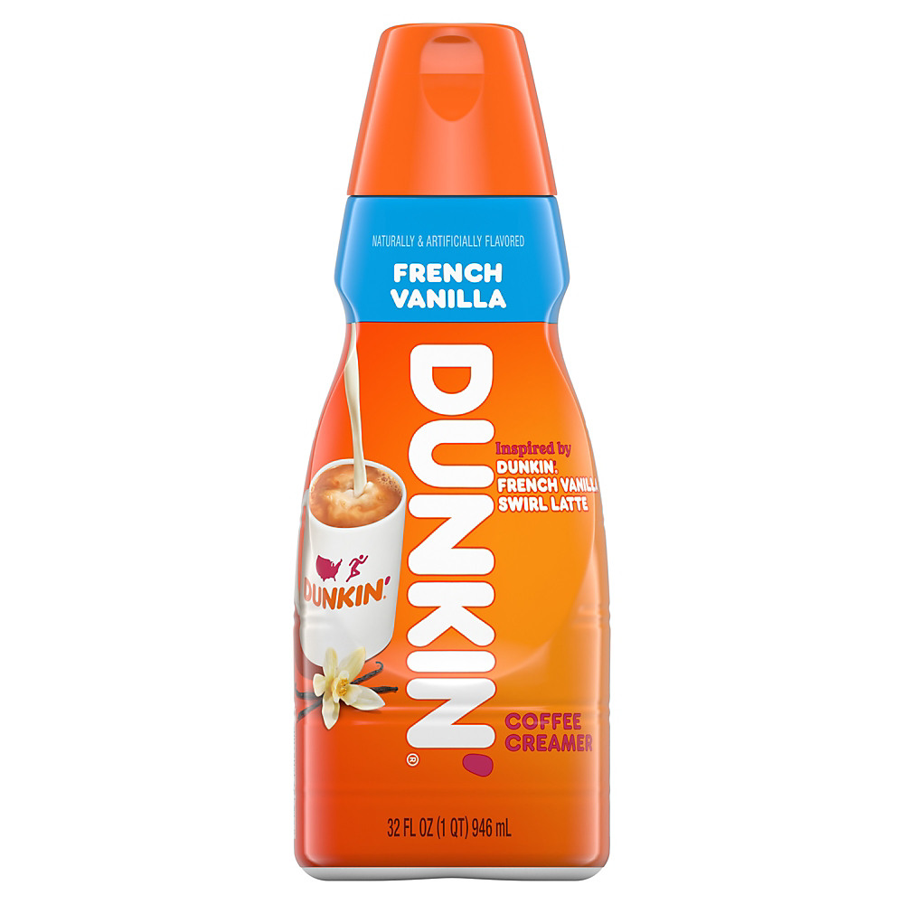 Calories in Dunkin' Extra Extra Vanilla Liquid Coffee Creamer, 32 oz