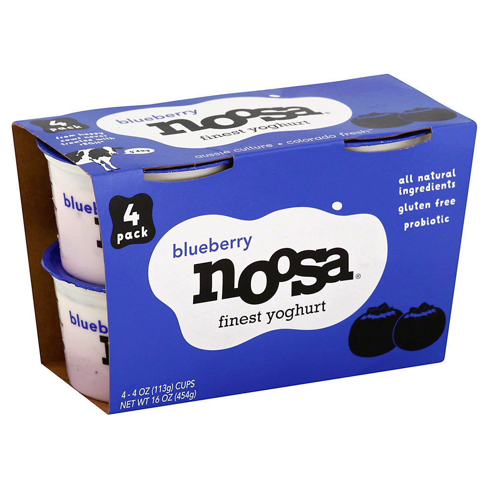 Calories in Noosa Blueberry Yoghurt, 4 ct