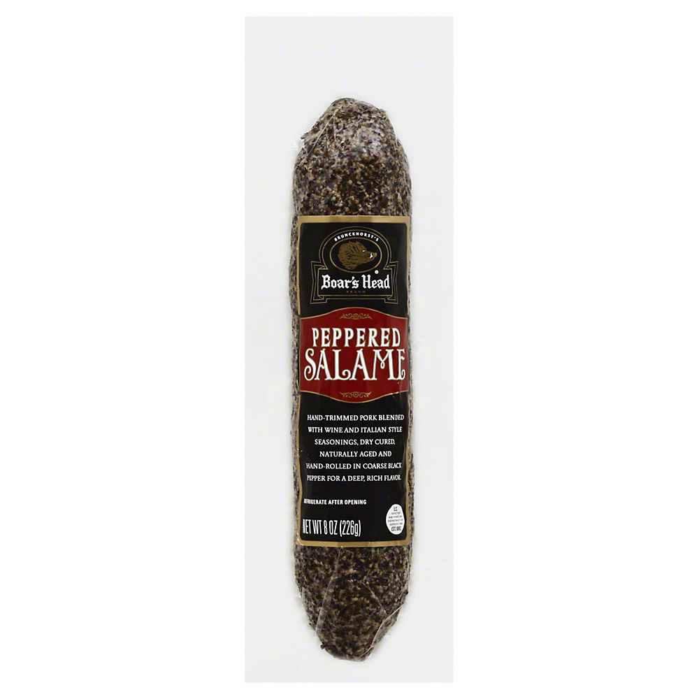 Calories in Boar's Head Peppered Salame, 8 oz