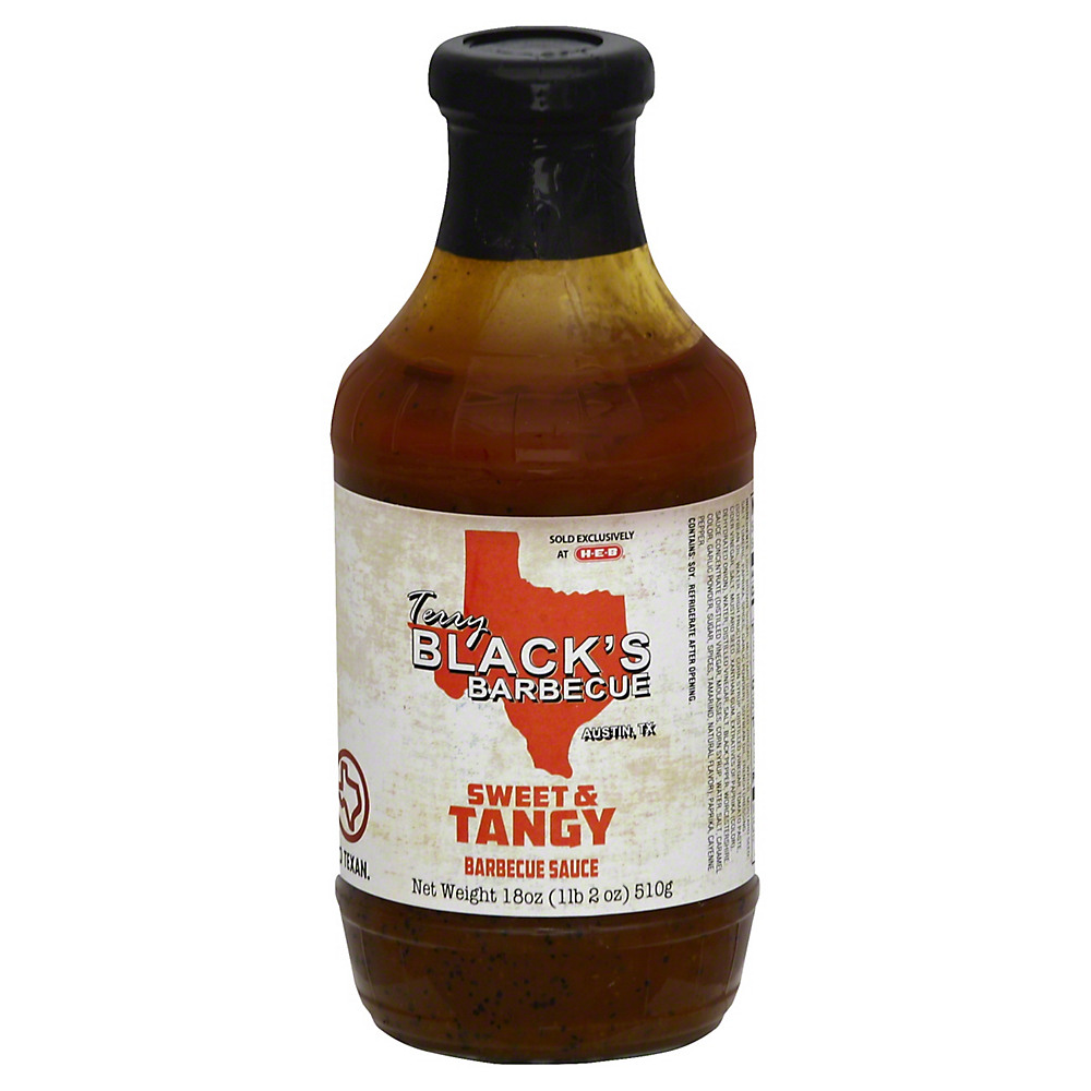 Calories in Terry Black's Barbecue Sweet & Tangy BBQ Sauce, 18 oz