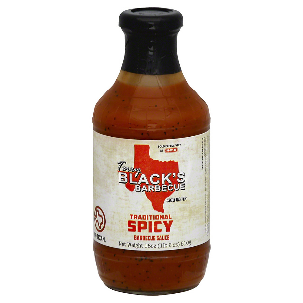 Calories in Terry Black's Barbecue Traditional Spicy Sauce, 18 oz