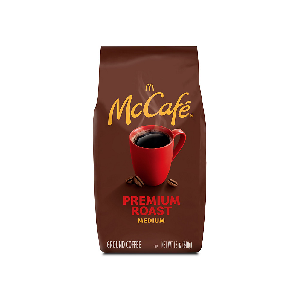 Calories in McCafe Premium Roast Medium Roast Ground Coffee, 12 oz