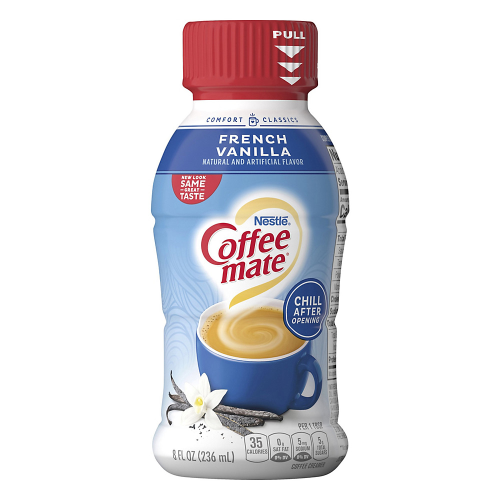 Calories in Nestle Coffee Mate French Vanilla Liquid Coffee Creamer, 8 oz