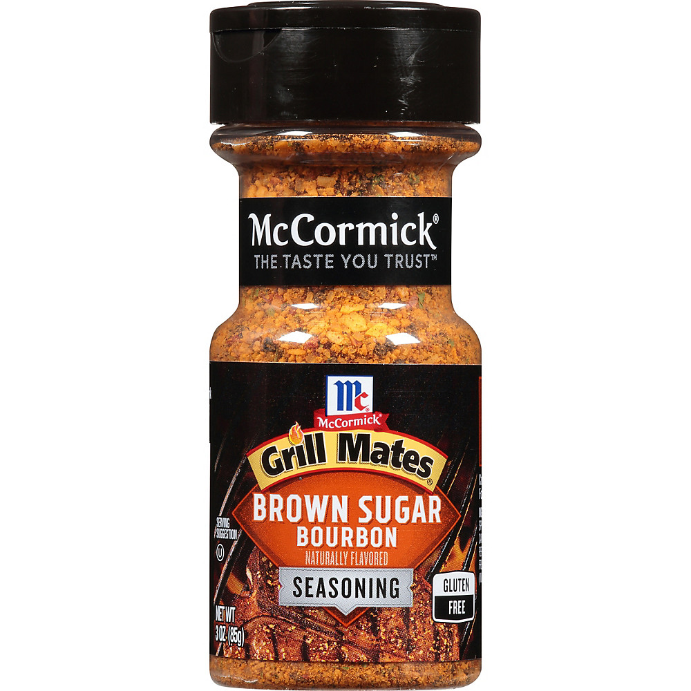 Calories in McCormick Grill Mates Brown Sugar Bourbon Seasoning, 3 oz