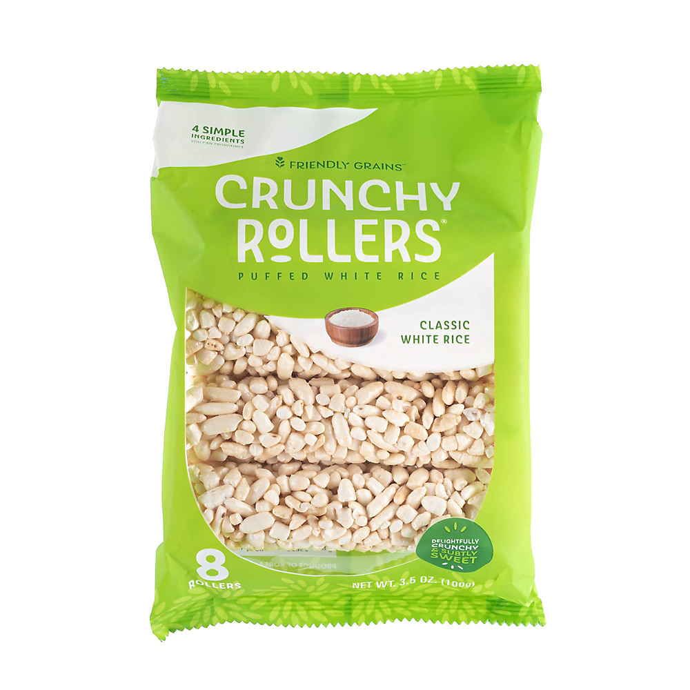Calories in Crunchy Rollers Original Brown Rice Snacks, 8 ct