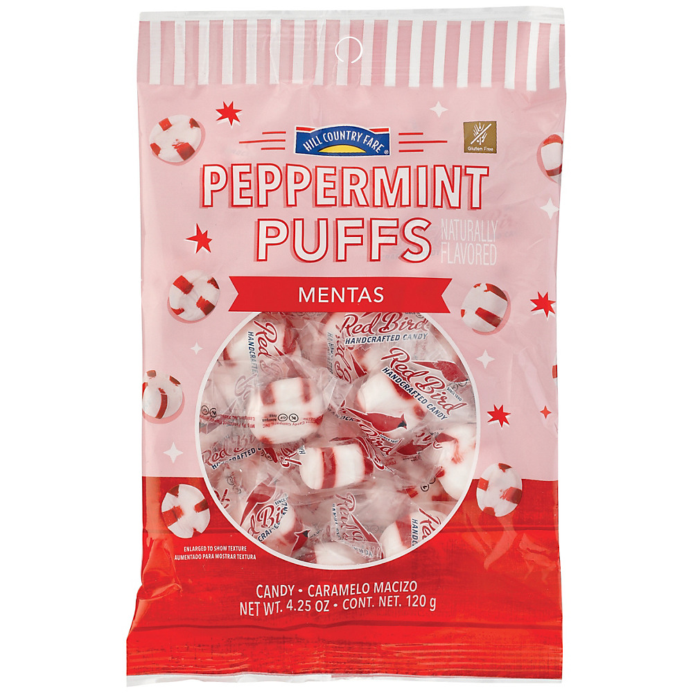 Calories in Hill Country Fare Peppermint Puffs, 4.25 oz