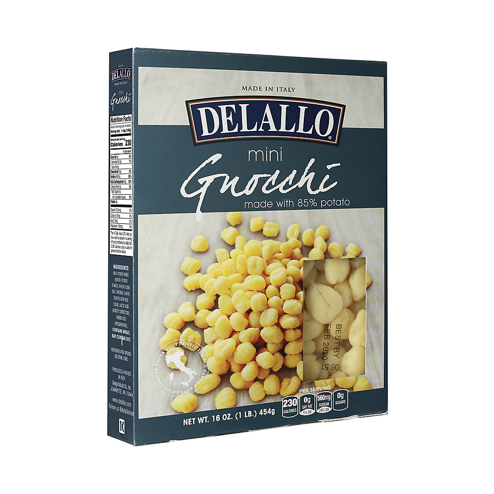 Calories in DeLallo Mini Potato Gnocchi, 16 oz