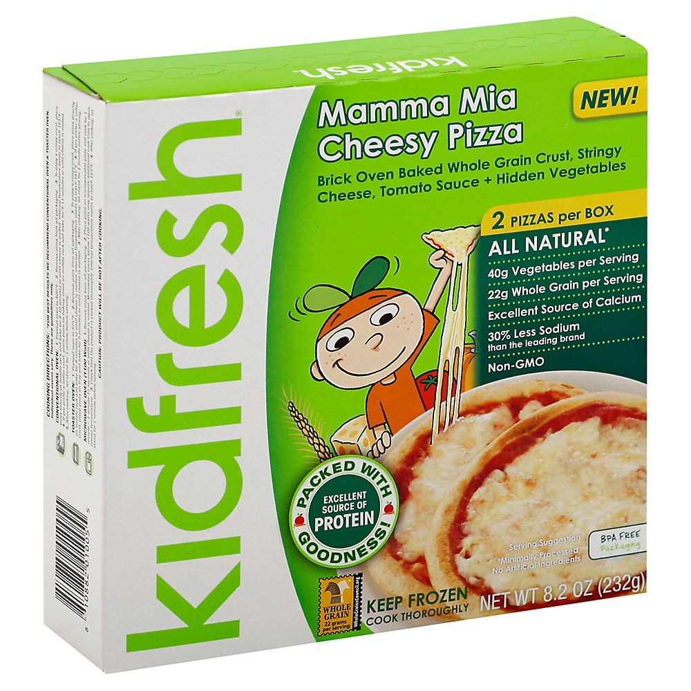 Calories in Kidfresh Mamma Mia Cheesy Pizza, 8.2 oz