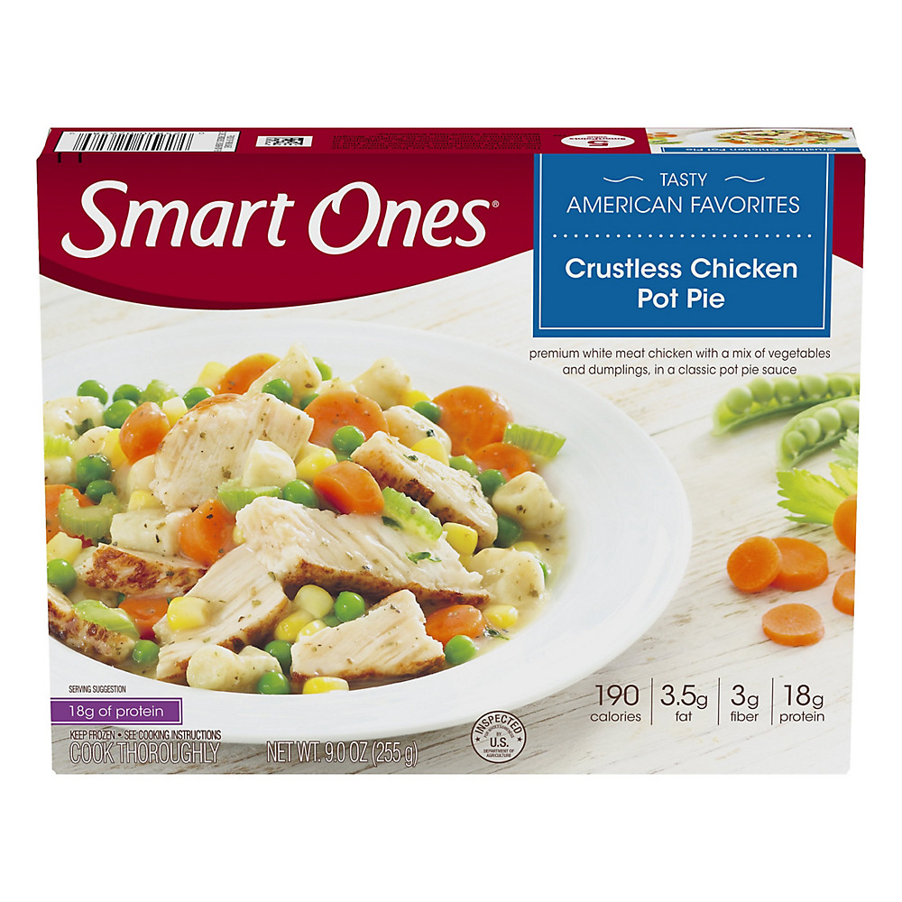 Calories in Smart Ones Crustless Chicken Pot Pie, 9 oz
