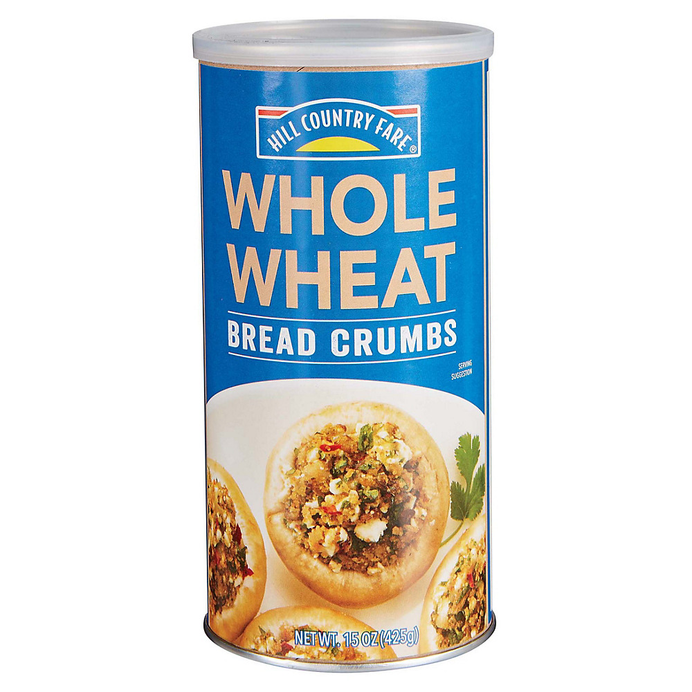 Calories in Hill Country Fare Whole Wheat Bread Crumbs, 15 oz