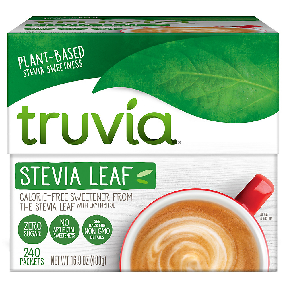 Calories in Truvia Calorie-Free Sweetener From Stevia Leaf Packets, 240 ct
