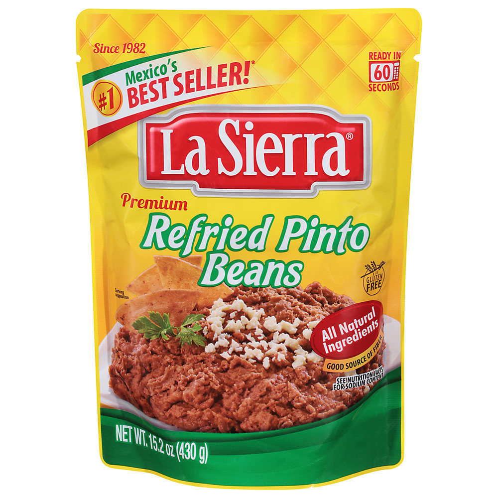 Calories in La Sierra Refried Beans, 15.2 oz