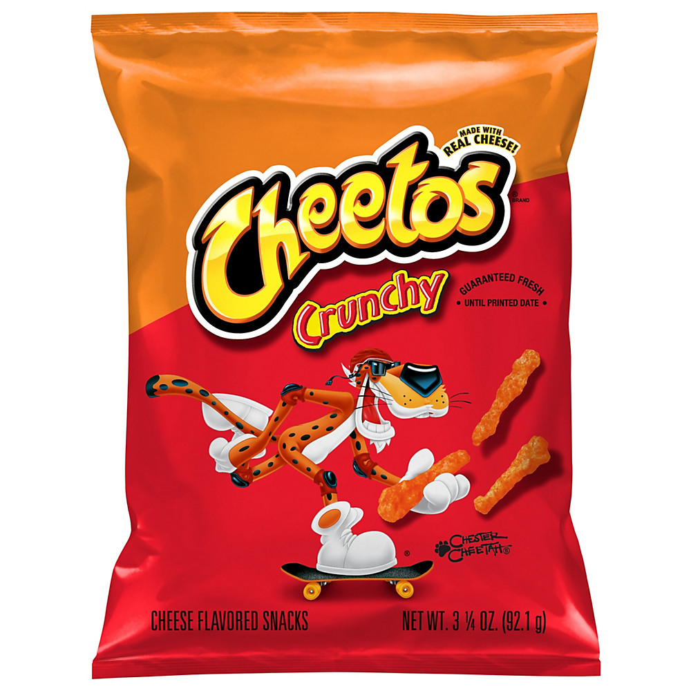 Calories in Cheetos Crunchy Cheese Snacks, 3.25 oz
