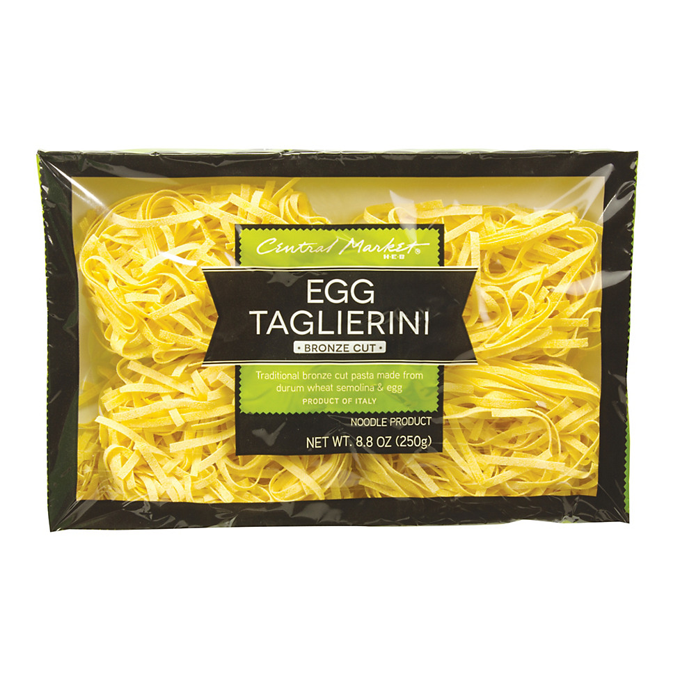 Calories in Central Market Bronze Cut Egg Taglierini, 8.8 oz