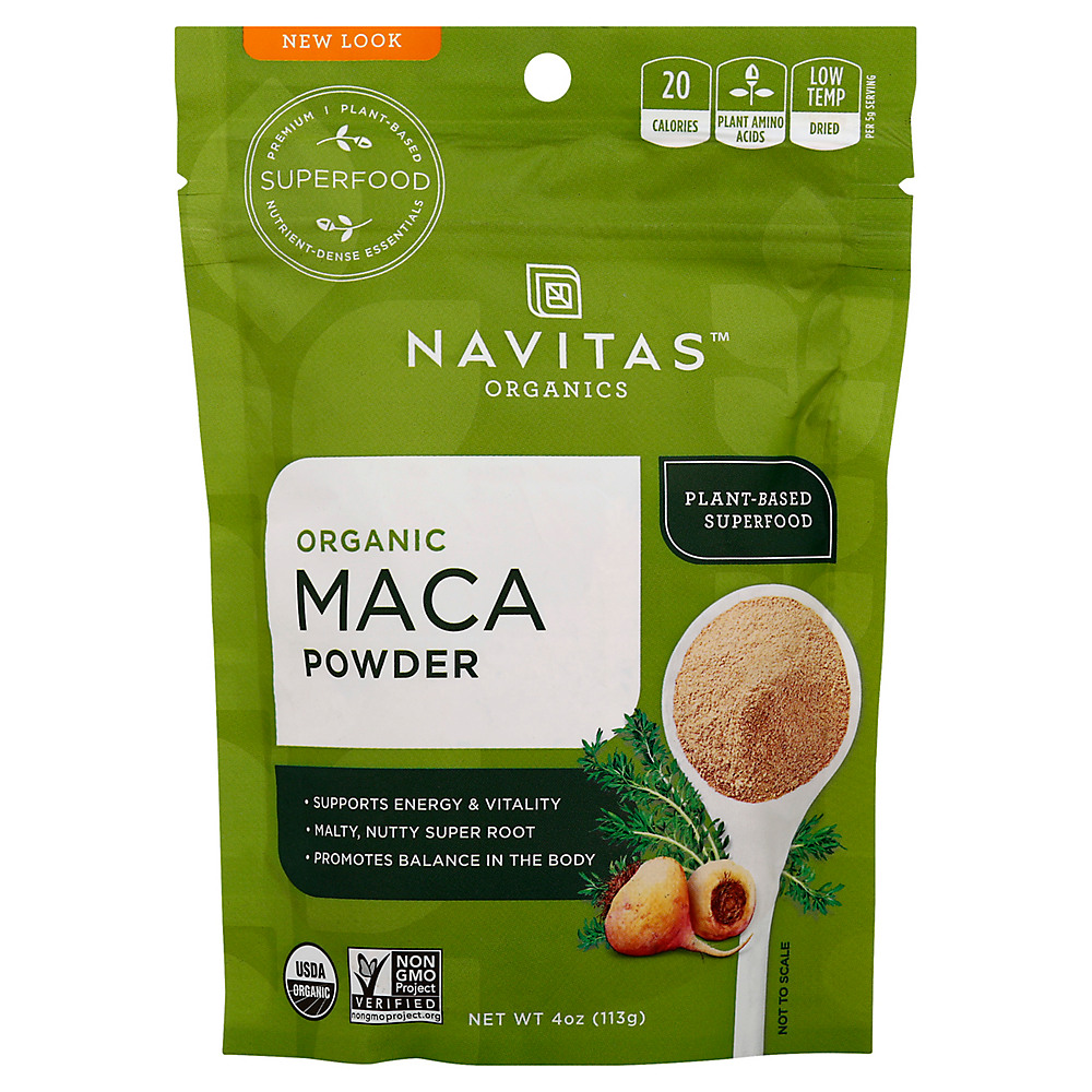 Calories in Navitas Organics Maca Powder, 4 oz
