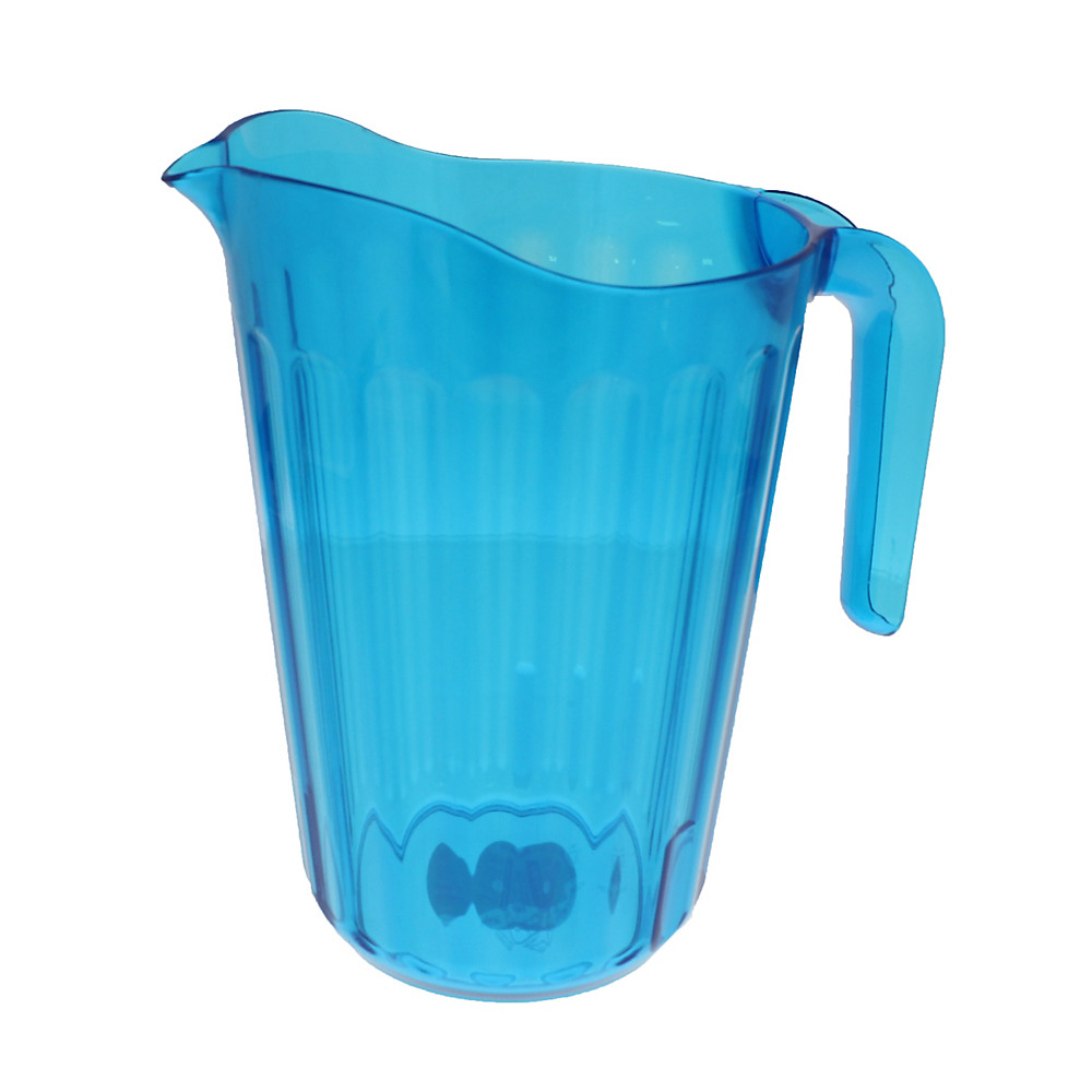 2 L PLASTIC BEVERAGE PITCHER WITH LID, CLEAR SAN PLASTIC, BPA FREE (EA)
