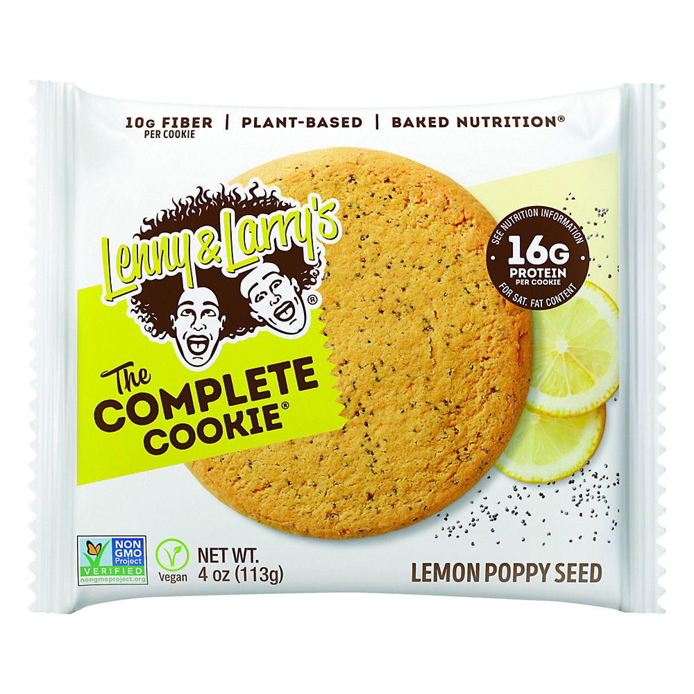Calories in Lenny & Larry's The Complete Cookie Lemon Poppy Seed, 4 oz