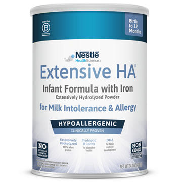 Nestle Extensive HA Hypoallergenic Infant Formula, 14.1 oz