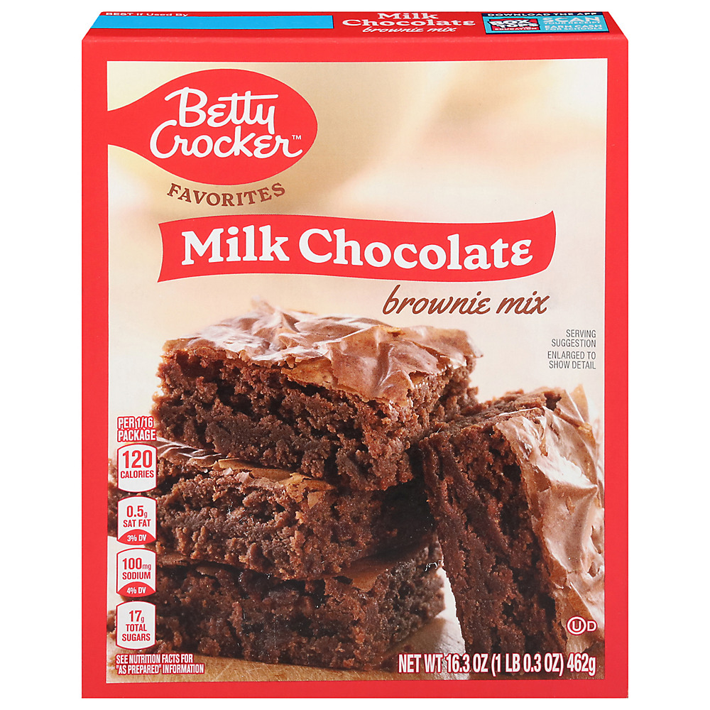 Calories in Betty Crocker Milk Chocolate Brownie Mix, 18.4 oz