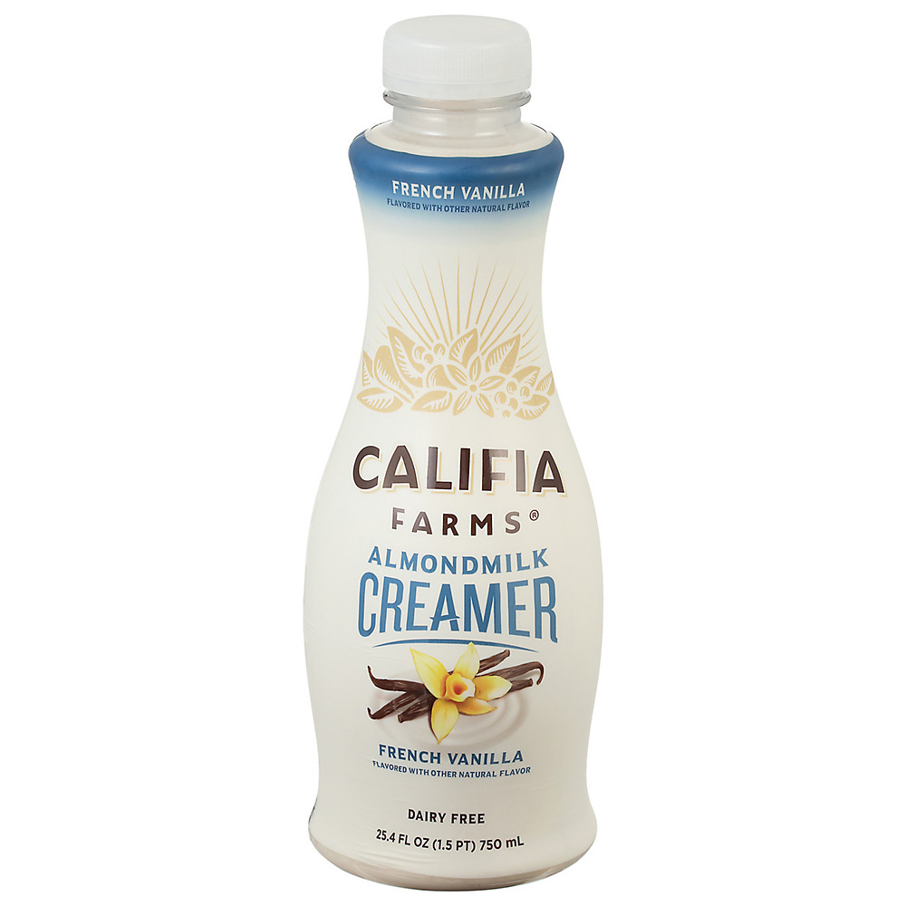 Calories in Califia Farms Vanilla Almondmilk Liquid Coffee Creamer, 25.4 oz