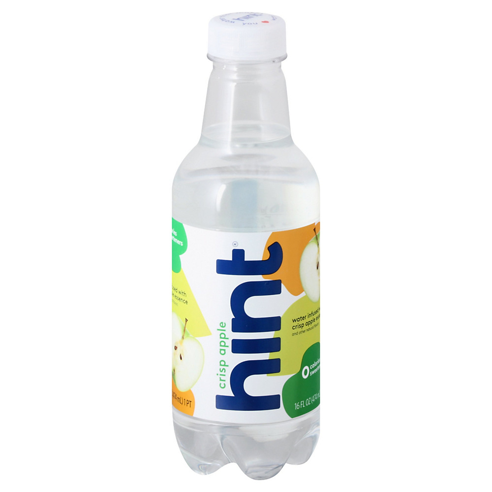 Calories in Hint Water Infused with Crisp Apple, 16 oz