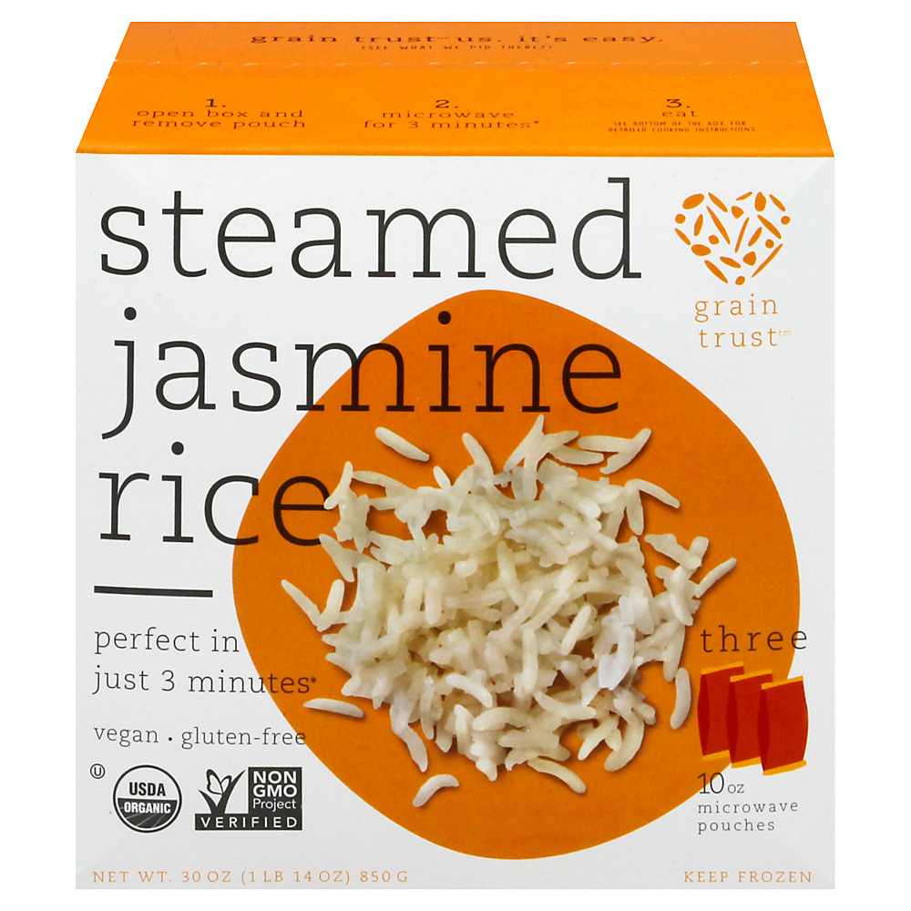 Calories in Grain Trust Steamed Jasmine Rice, 30 oz