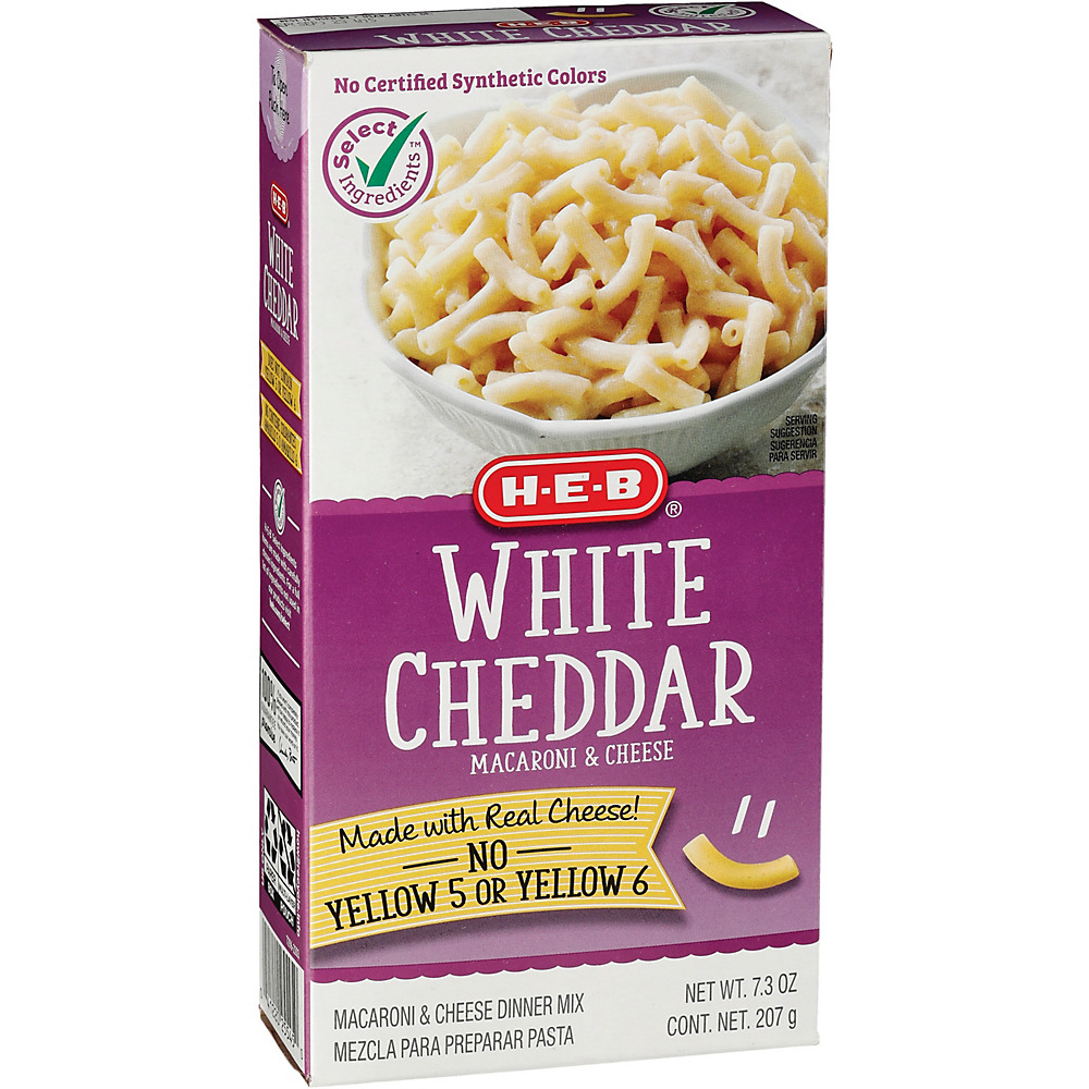 Calories in H-E-B White Cheddar Macaroni & Cheese, 7.25 oz
