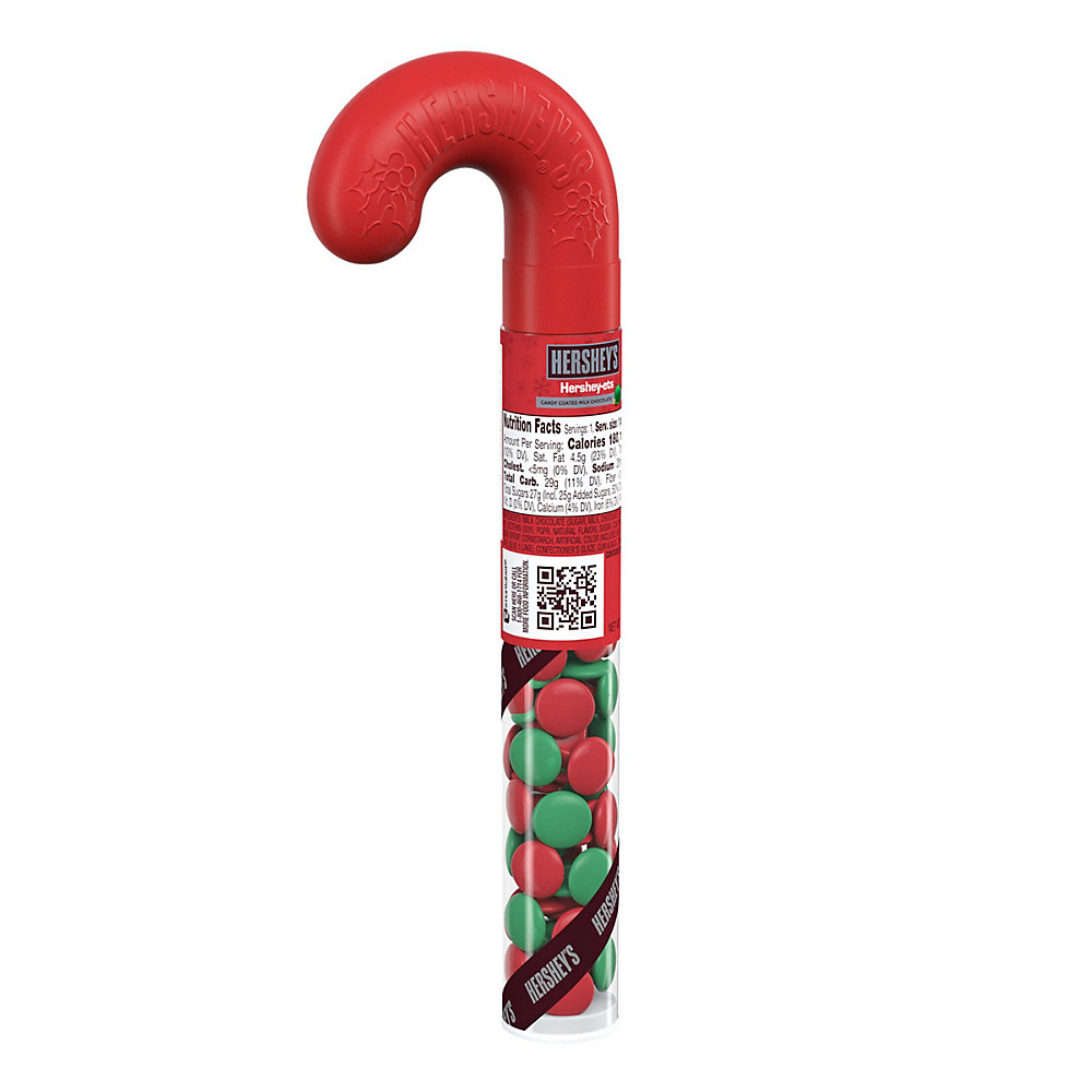 Calories in Hershey's Hershey-Ets Filled Christmas Cane, 1.40 oz