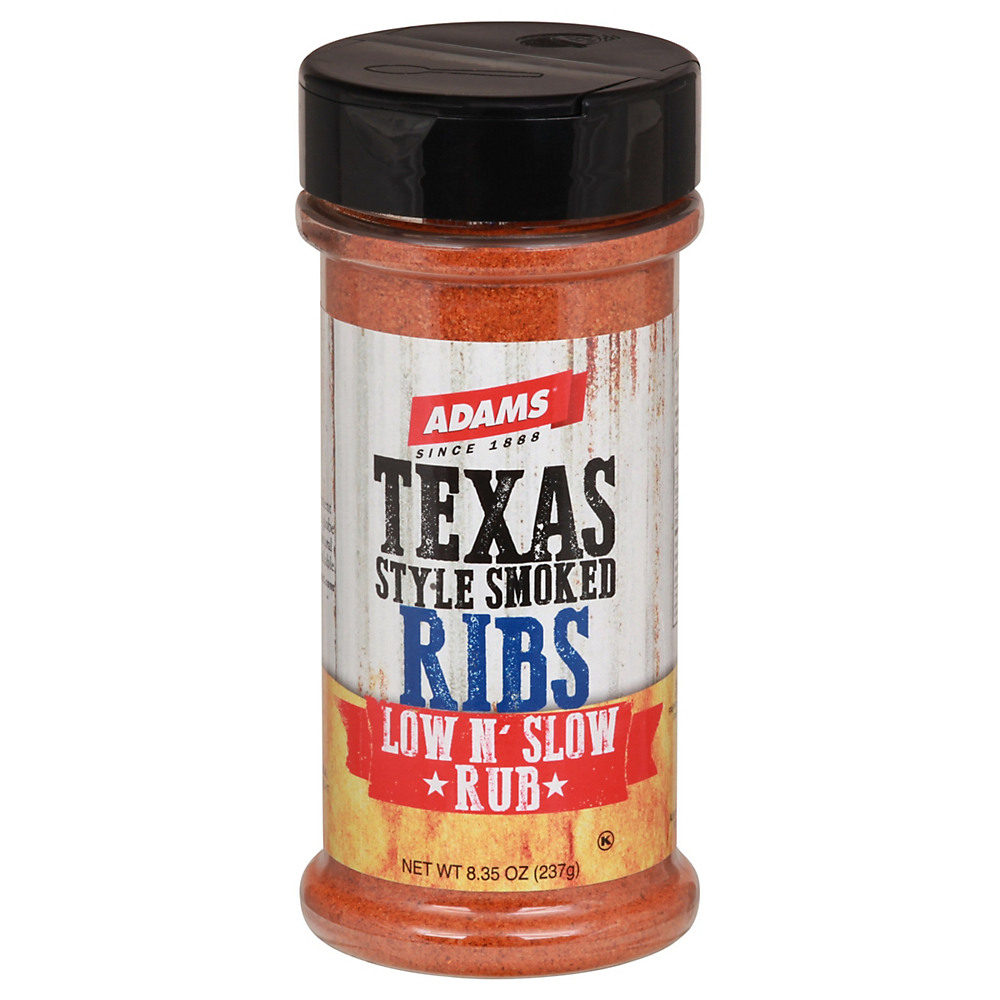 Calories in Adams Texas Style Smoked Ribs Rub, 8.35 oz