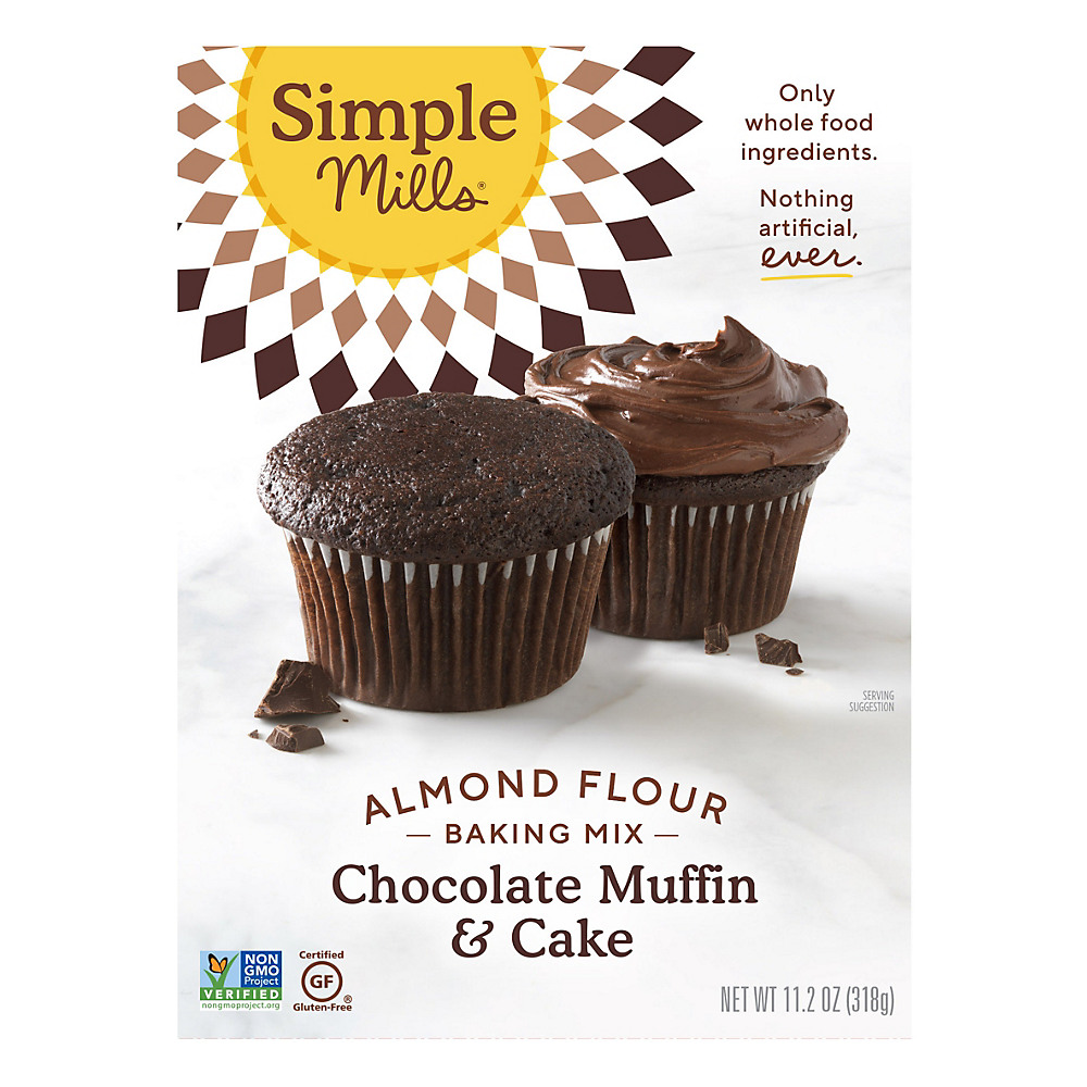 Calories in Simple Mills Chocolate Muffin and Cake Almond Flour Mix, 10.4 oz