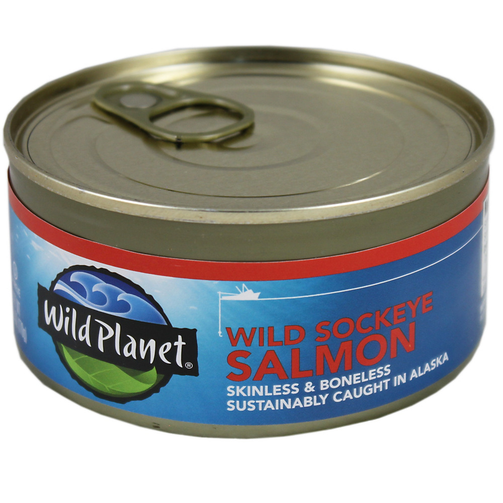 Calories in Wild Planet Wild Sockeye Salmon, 6 oz