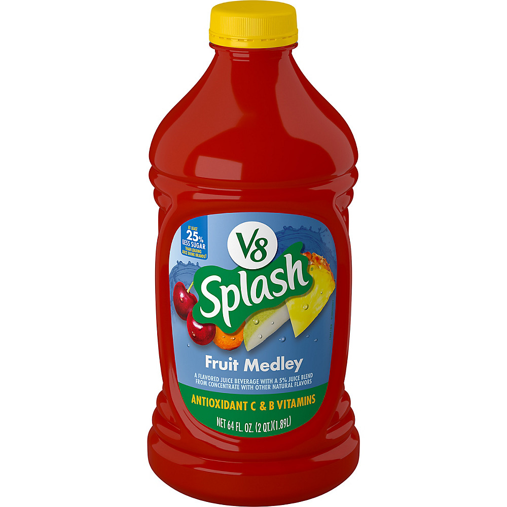 Calories in V8 Splash Fruit Medley Juice, 64 oz