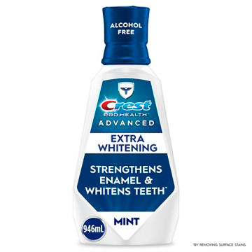 Crest Pro-Health Advanced Extra Whitening Mouthwash, 32 oz