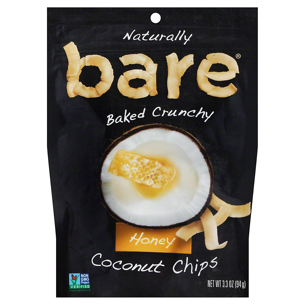 Calories in Bare Honey Coconut Chips, 3.3 oz