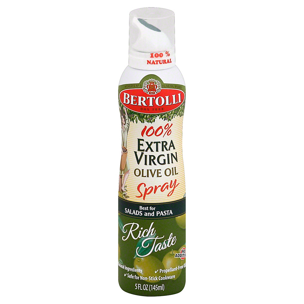 Calories in Bertolli Rich Taste 100% Extra Virgin Olive Oil Spray, 5 oz