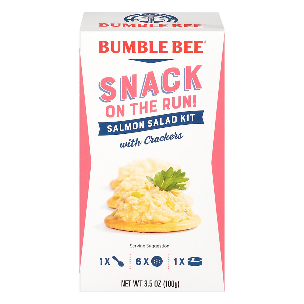 Calories in Bumble Bee Snack on the Run! Salmon Salad with Crackers, 3.5 oz