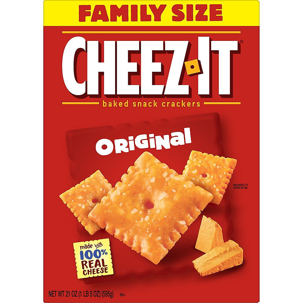 Calories in Cheez-It Baked Snack Cheese Crackers, 21 oz