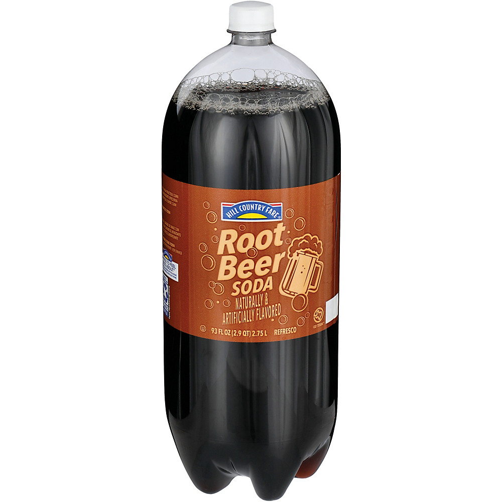 Calories in Hill Country Fare Root Beer Soda, 2.75 L