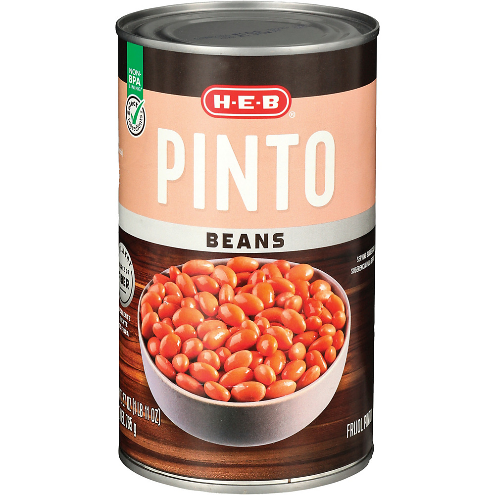 Calories in H-E-B Pinto Beans, 27 oz