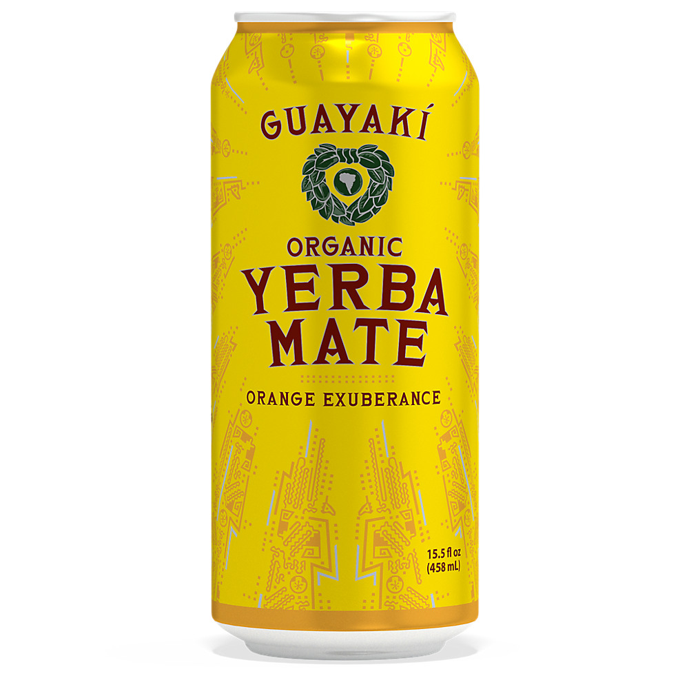 Calories in Guayaki Yerba Mate Orange Exuberance Tea, 16 oz