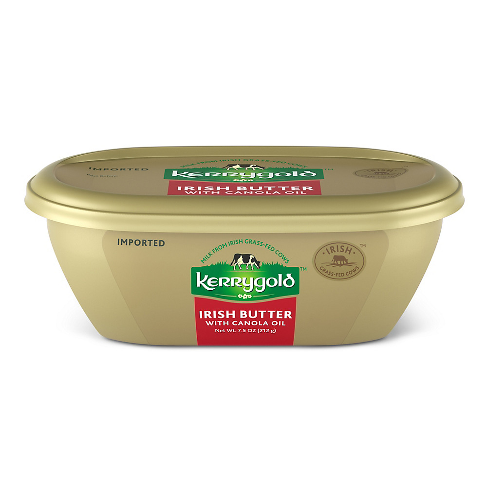 Calories in Kerrygold Grass-Fed Pure Irish Butter with Canola Oil, 7.5 oz