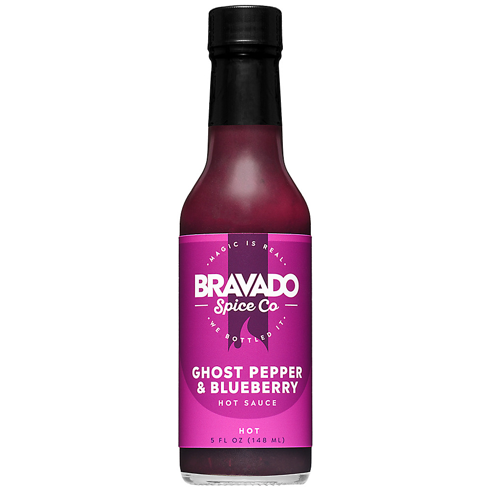 Calories in Bravado Spice Co. Ghost Pepper & Blueberry Hot Sauce, 5 oz