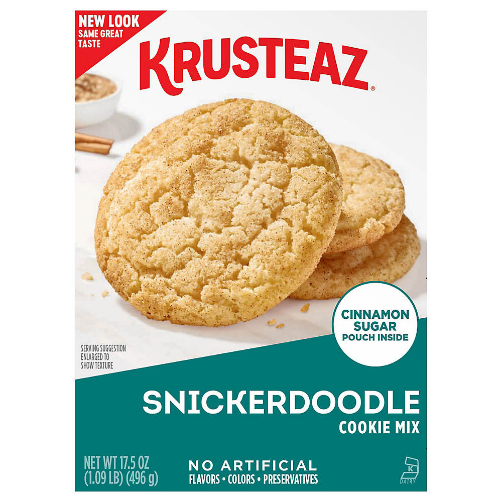 Calories in Krusteaz Snickerdoodle Cookie Mix, 17.5 oz