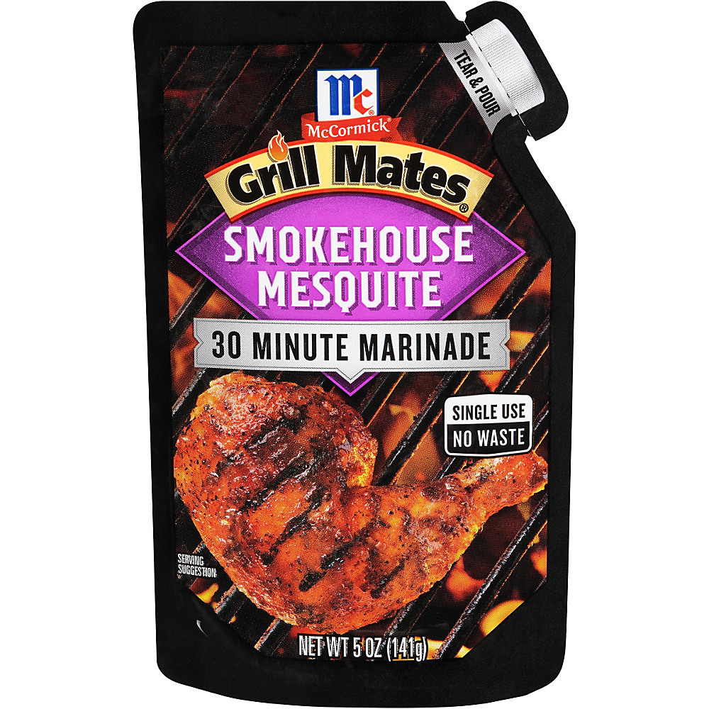 Calories in McCormick Grill Mates Smokehouse Mesquite 30 Minute Marinade, 5 oz