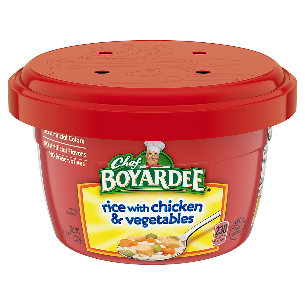 Calories in Chef Boyardee Rice with Chicken & Vegetables, 7.25 oz