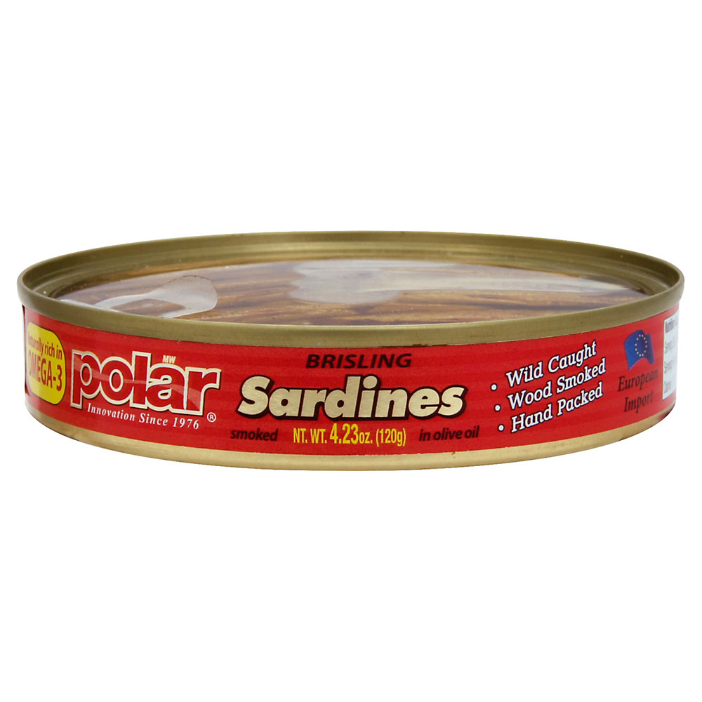 Calories in Polar Brisling Sardines in Oil, 4.23 oz